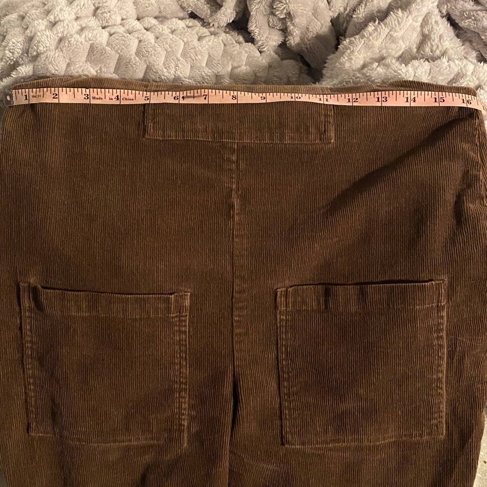 Lucy & Yak Brown Corduroy Overalls/Dungarees - Picture 8 of 14